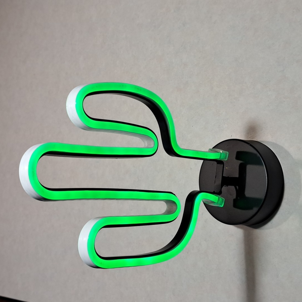 Cactus Night Light Battery Powered